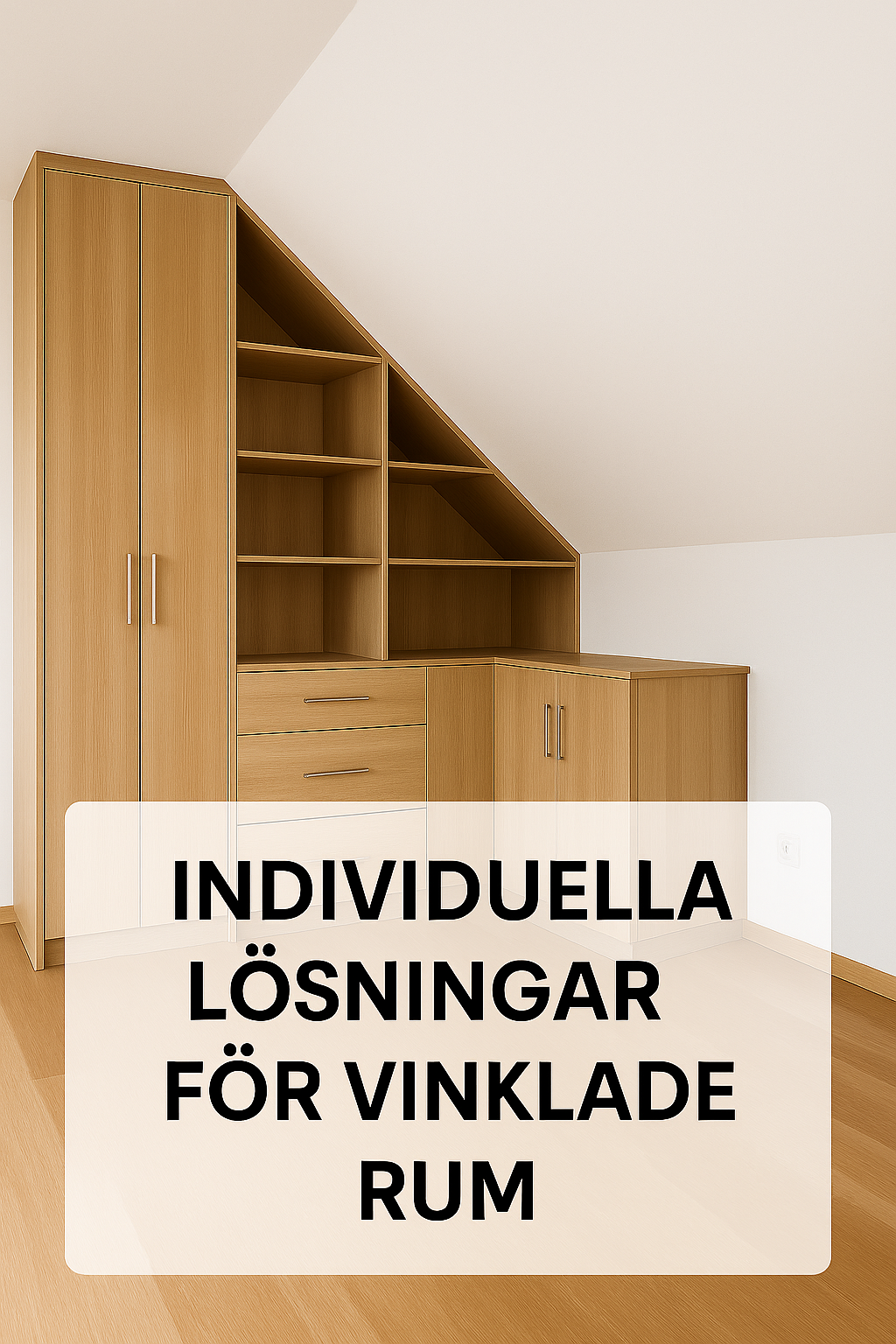 Individuella Inredningslösningar För Vinklade Rum